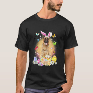 Deutscher Schäferhund-Hund mit Osterhasen und Eier T-Shirt