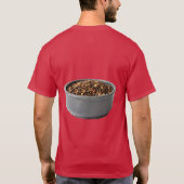 Deutscher Schäferhund & Hundefutter Doppelseitiges T-Shirt (Rückseite)