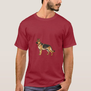 Deutscher Schäferhund & Hundefutter Doppelseitiges T-Shirt
