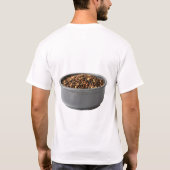 Deutscher Schäferhund & Hundefutter Doppelseitiges T-Shirt (Rückseite)