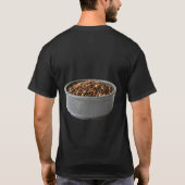 Deutscher Schäferhund & Hundefutter Doppelseitiges T-Shirt (Rückseite)
