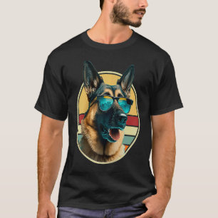 Deutscher Schäferhund-Hundekostüm-Outfit Mama Papa T-Shirt