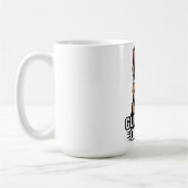 Deutscher Schäferhund im Dienst - Geschenk mit Son Kaffeetasse (Links)