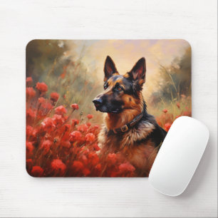 Deutscher Schäferhund in Pappi Mousepad
