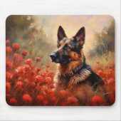 Deutscher Schäferhund in Pappi Mousepad (Vorne)