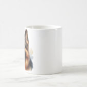 Deutscher Schäferhund in Wasserfarbe Kaffeetasse (Mittel)