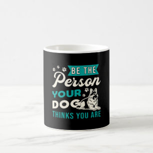 Deutscher Schäferhund ist der Hund Vintag Kaffeetasse
