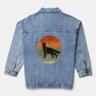 Deutscher Schäferhund Jeansjacke