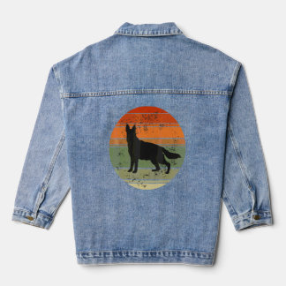 Deutscher Schäferhund Jeansjacke