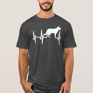Deutscher Schäferhund K9 Polizeiherz Hund Mama Vat T-Shirt