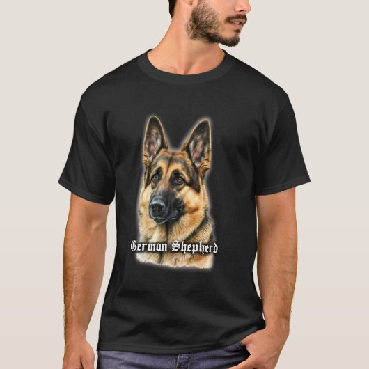 Deutscher Schäferhund K-9 T-Shirt (Vorderseite)