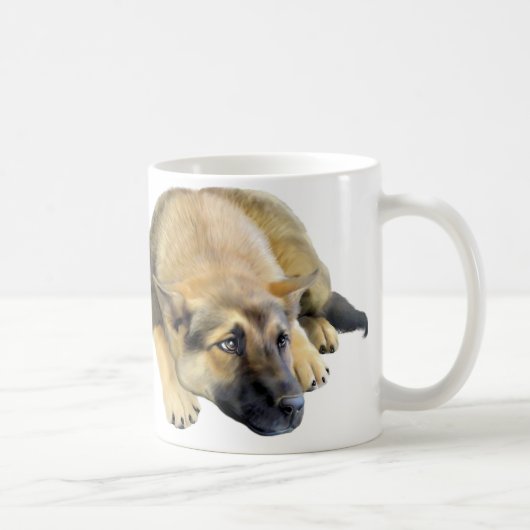 Deutscher Schäferhund Kaffeetasse (Rechts)