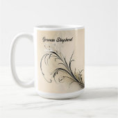 Deutscher Schäferhund Kaffeetasse (Links)