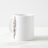 Deutscher Schäferhund Kaffeetasse (Vorderseite Links)