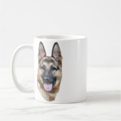 Deutscher Schäferhund Kaffeetasse (Links)