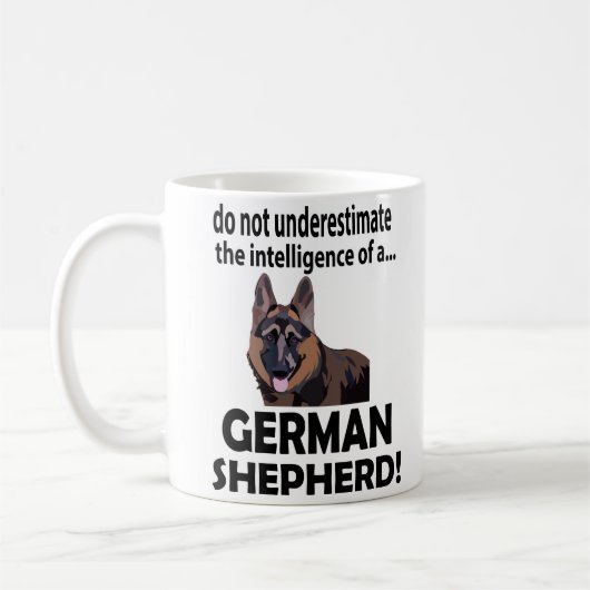 Deutscher Schäferhund Kaffeetasse (Links)