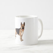 Deutscher Schäferhund Kaffeetasse (VorderseiteRechts)