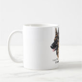Deutscher Schäferhund Kaffeetasse (Links)