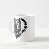 Deutscher Schäferhund Kaffeetasse (Vorderseite Links)
