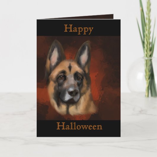 Deutscher Schäferhund Karte (Vorderseite)