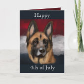 Deutscher Schäferhund Karte (Vorderseite)