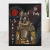 Deutscher Schäferhund Karte (Vorderseite)