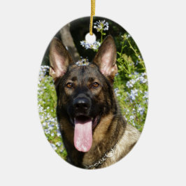 Deutscher Schäferhund Keramikornament