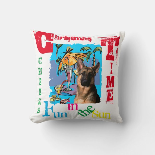 Deutscher Schäferhund Kissen (Vorderseite)