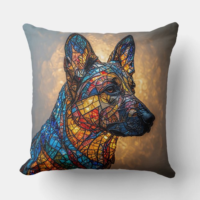 Deutscher Schäferhund Kissen (Vorderseite)