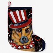 Deutscher Schäferhund Kleiner Weihnachtsstrumpf (Vorderseite)
