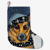 Deutscher Schäferhund Kleiner Weihnachtsstrumpf (Vorderseite)