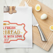 Deutscher Schäferhund Koch Backgingerbrot Geschirrtuch (Viertel Falte)