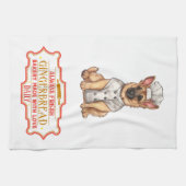 Deutscher Schäferhund Koch Backgingerbrot Geschirrtuch (Horizontal)