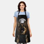 Deutscher Schäferhund Koch Schürze (Getragen)