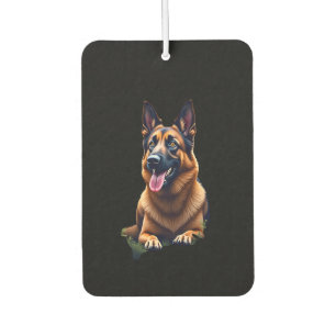 Deutscher Schäferhund Kopfportrait Hundeliebhaber  Autolufterfrischer