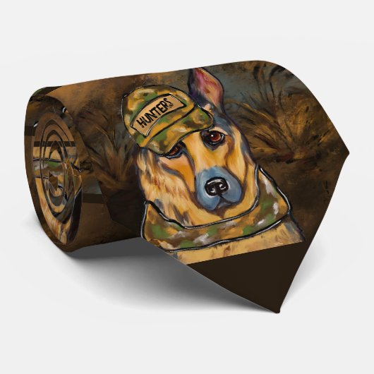 Deutscher Schäferhund Krawatte (Gerollt)