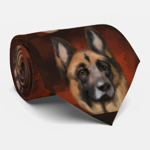 DEUTSCHER SCHÄFERHUND KRAWATTE