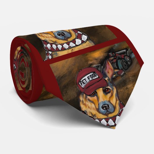 Deutscher Schäferhund Krawatte (Gerollt)