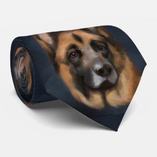 DEUTSCHER SCHÄFERHUND KRAWATTE