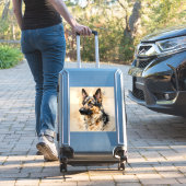 Deutscher Schäferhund Kunst Design Aufkleber (Koffer Insitu)