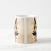 Deutscher Schäferhund Kunst Design Tasse (Mittel)