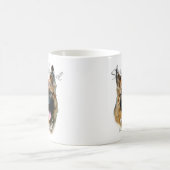 Deutscher Schäferhund (Langhaar) Vater 2 Kaffeetasse (Mittel)