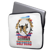 Deutscher Schäferhund Laptopschutzhülle (Vorderseite Links)