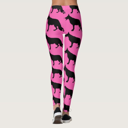 Deutscher Schäferhund Leggings (Rückseite)