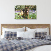 Deutscher Schäferhund legt ab Leinwanddruck (Insitu (Schlafzimmer))
