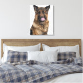 Deutscher Schäferhund Leinwanddruck (Insitu (Schlafzimmer))