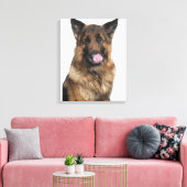 Deutscher Schäferhund Leinwanddruck (Insitu (Wohnzimmer))
