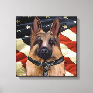 Deutscher Schäferhund Leinwanddruck