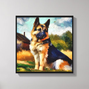 Deutscher Schäferhund Leinwanddruck