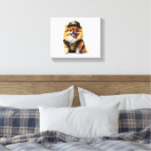 Deutscher Schäferhund Leinwanddruck (Insitu (Schlafzimmer))